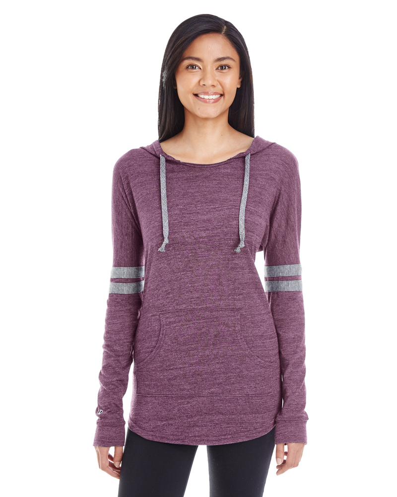holloway 229390 ladies' hooded low key pullover Front Fullsize