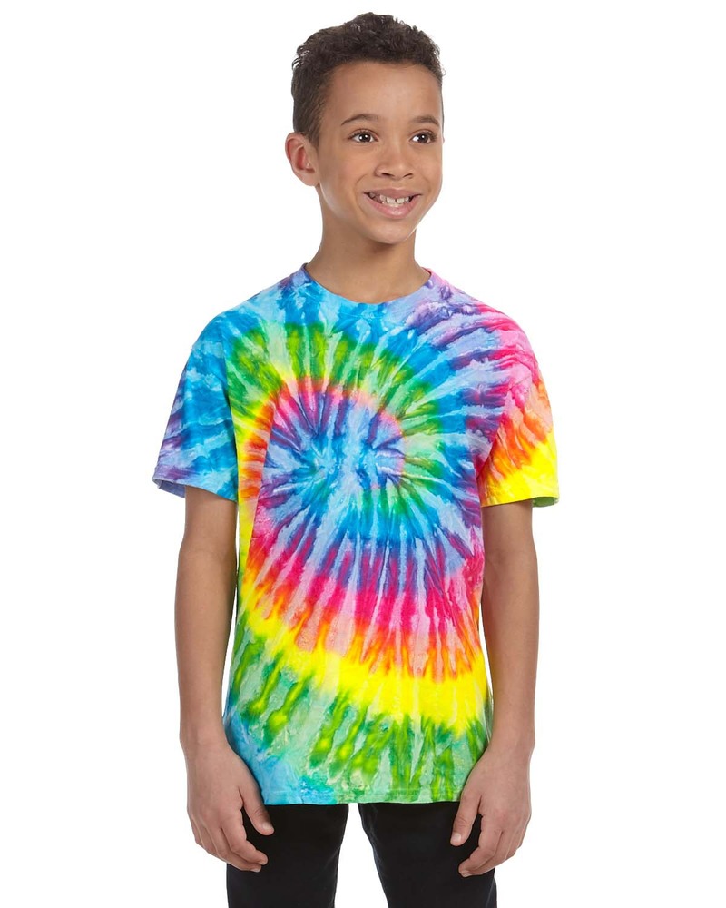 Tie-Dye CD100Y Youth T-Shirt Front Fullsize"