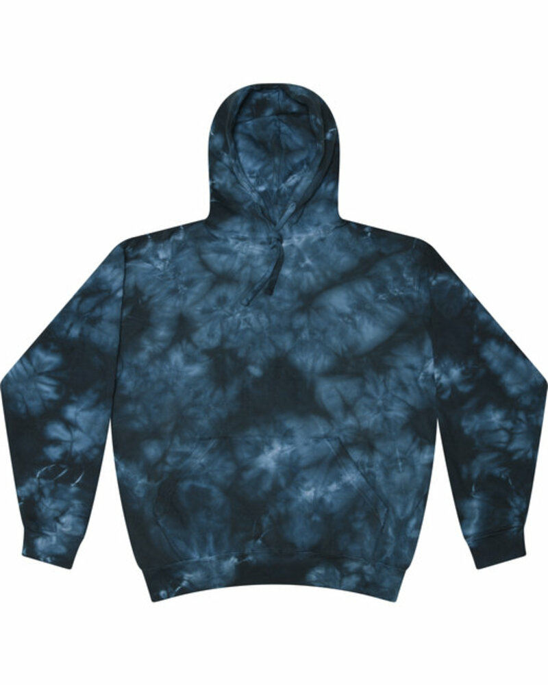 tie-dye 8790y youth unisex crystal wash pullover hooded sweatshirt Front Fullsize