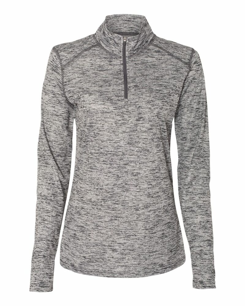 Badger Sport 4173 Tonal Blend Women's 1/4 Zip Front Fullsize"