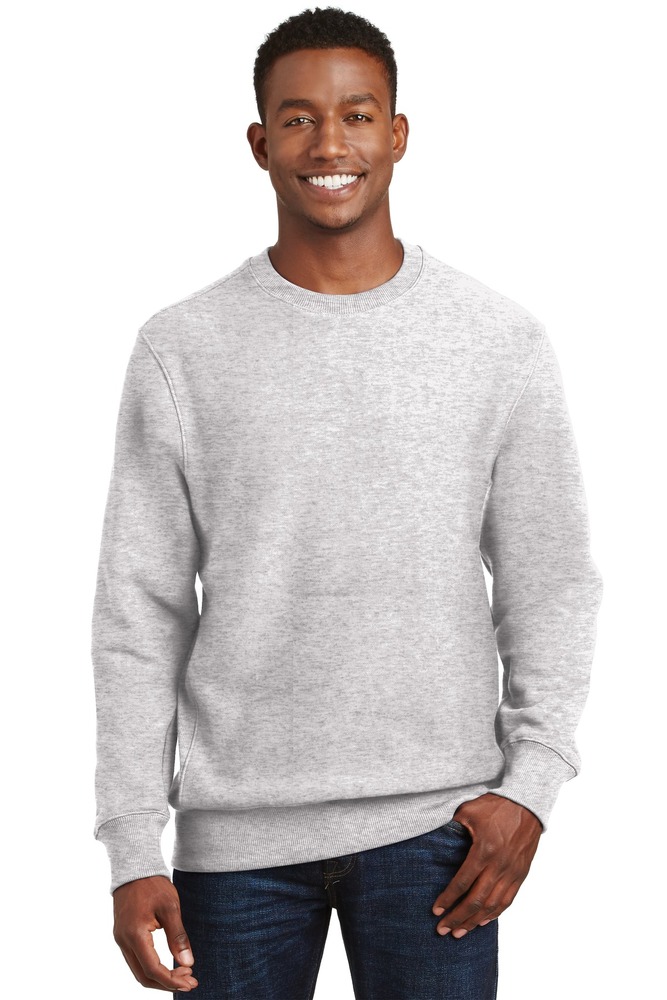 sport-tek stf280 super heavyweight crewneck sweatshirt Front Fullsize