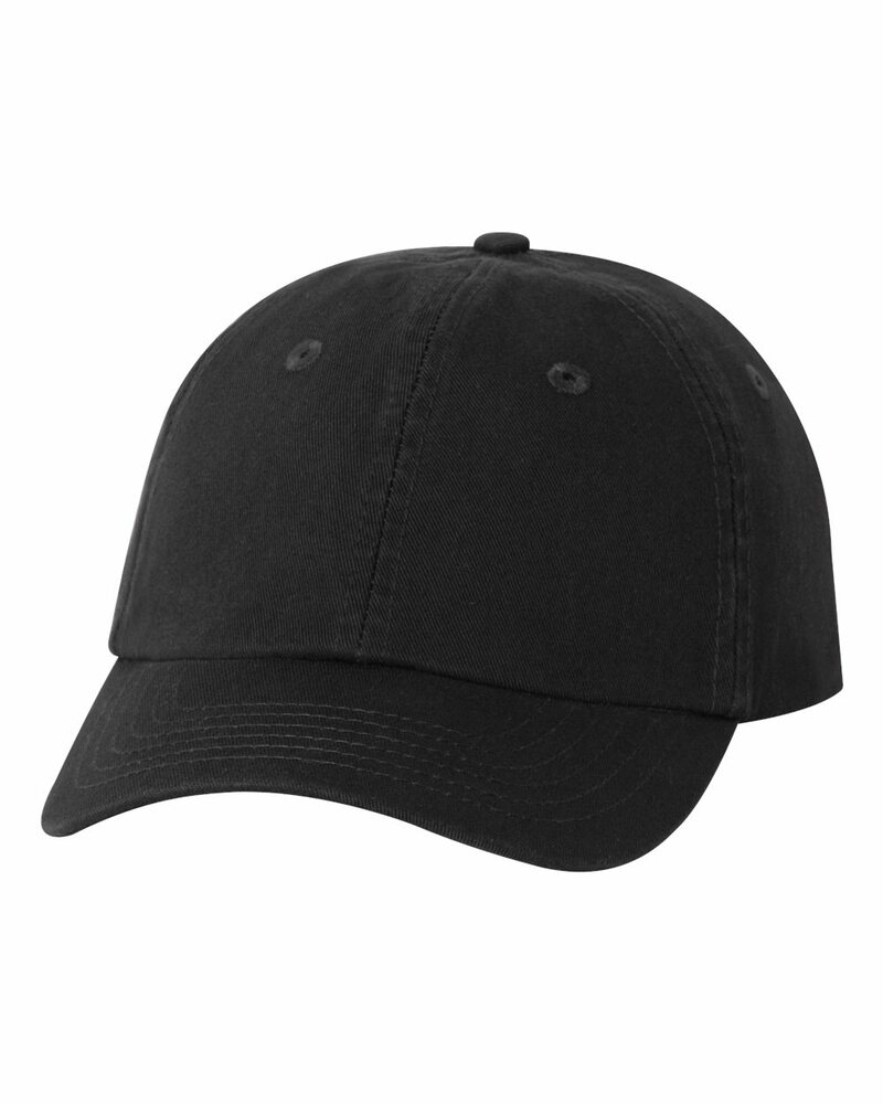 valucap vc300y small fit bio-washed dad's cap Front Fullsize