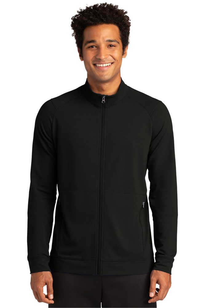 sport-tek st560 sport-wick ® flex fleece full-zip Front Fullsize