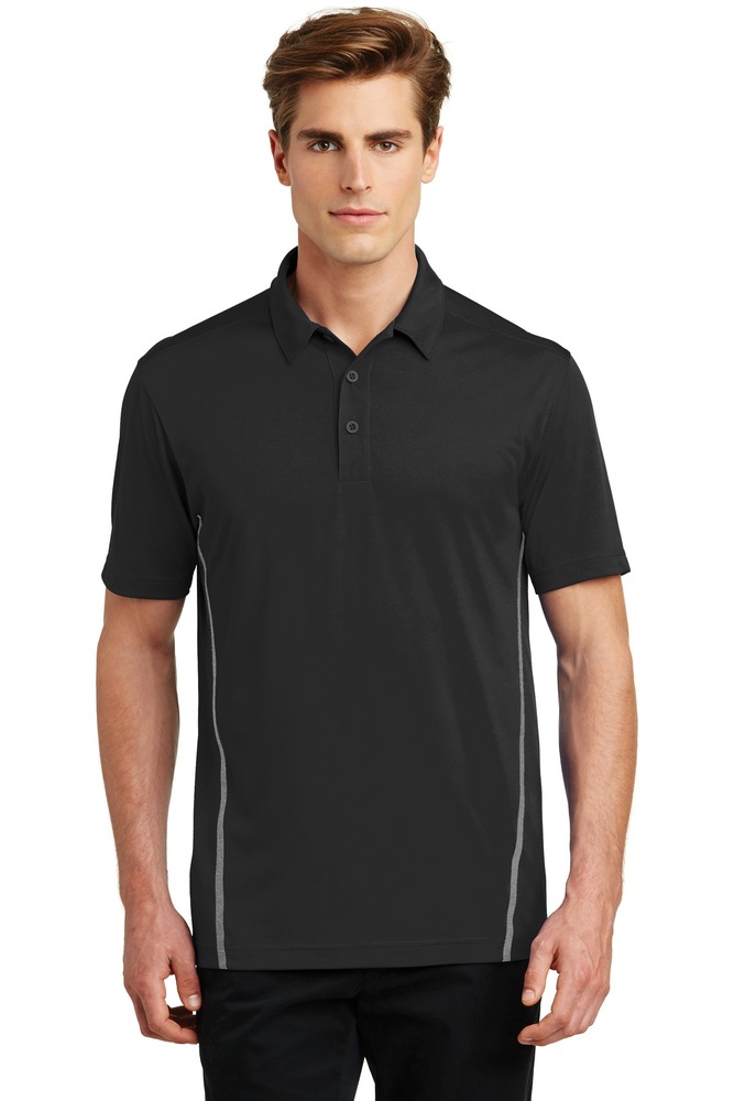 Sport-Tek ST620 Contrast PosiCharge ® Tough Polo ® Front Fullsize"