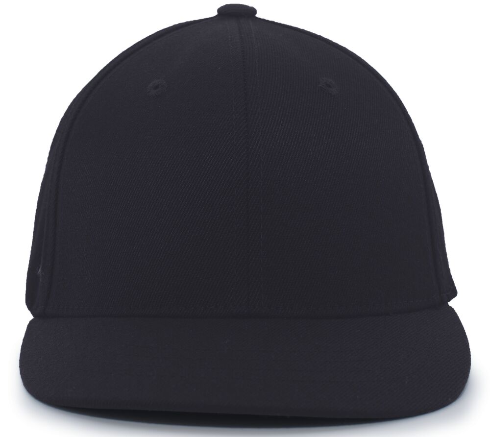 Pacific Headwear 855U Wool Combo Umpire Flexfit® Cap Front Fullsize"