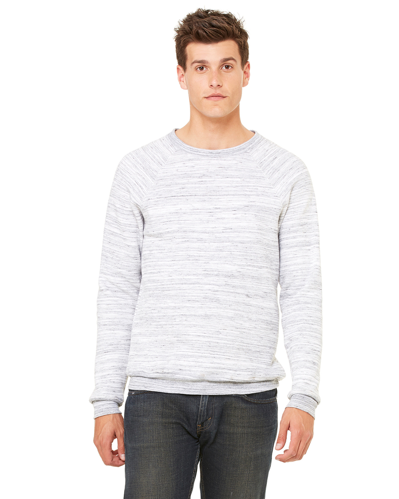 bella + canvas 3901 unisex sponge fleece raglan sweatshirt Front Fullsize