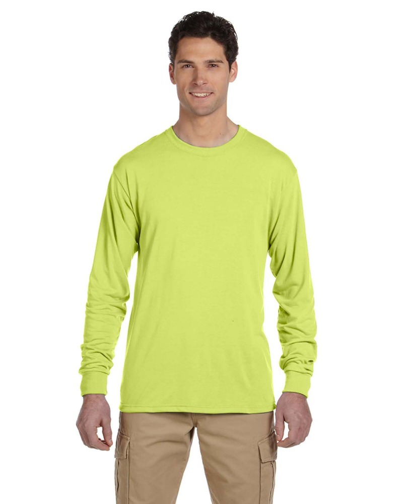 Jerzees 21ML | Adult 5.3 oz. DRI-POWER® SPORT Long-Sleeve T-Shirt ...