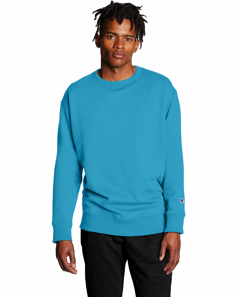 Champion S600 Adult Powerblend® Crewneck Sweatshirt Front Fullsize"