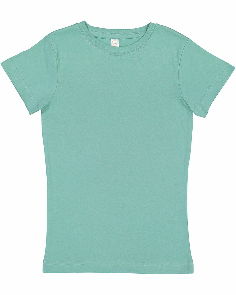 LAT 2616 Girls' Fine Jersey T-Shirt Front Fullsize"