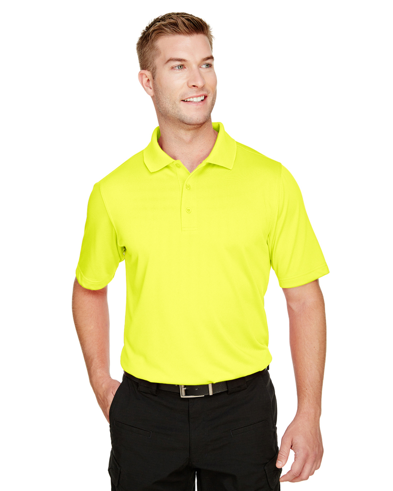 Harriton M348 Men's Advantage Snag Protection Plus Polo Front Fullsize"