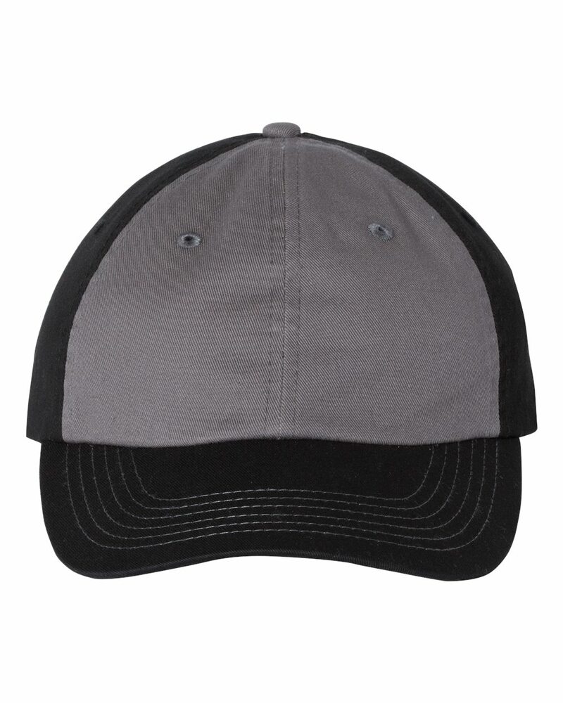 Valucap VC300A Adult Bio-Washed Classic Dad’s Cap Front Fullsize"