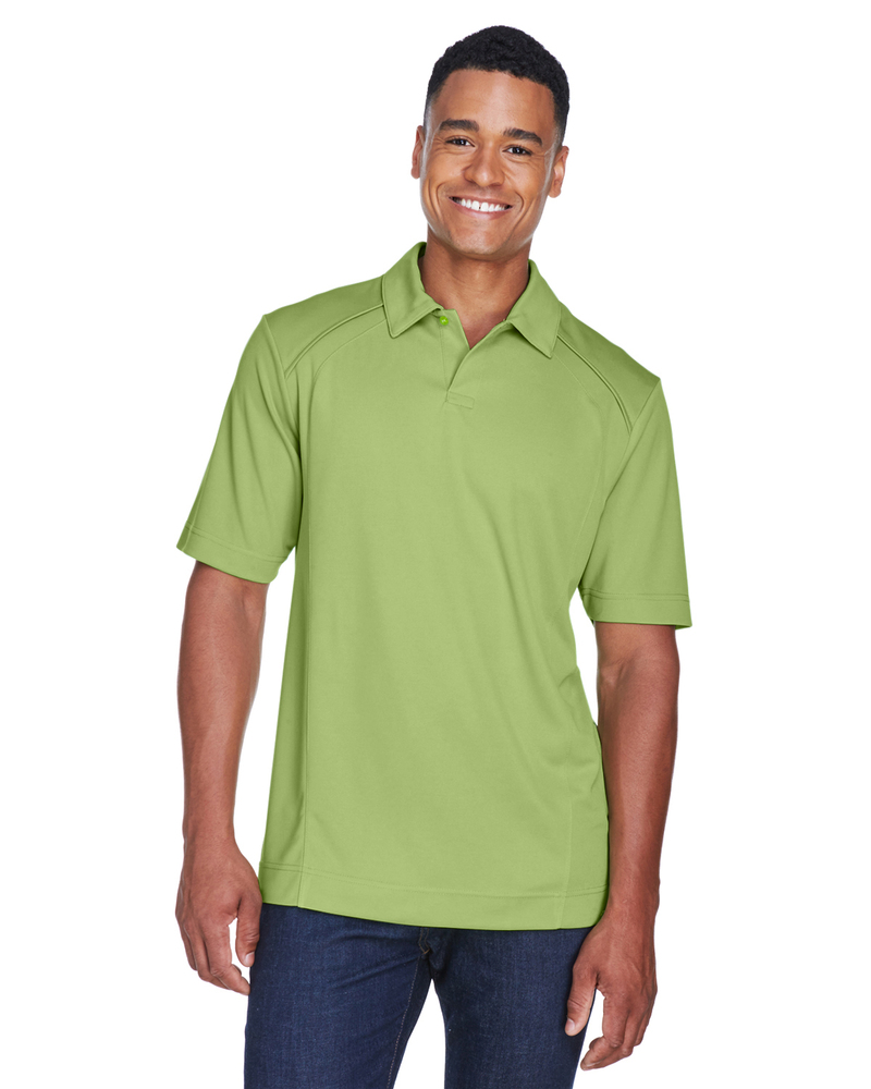 North End 88632 Men's Recycled Polyester Performance Piqué Polo Front Fullsize"