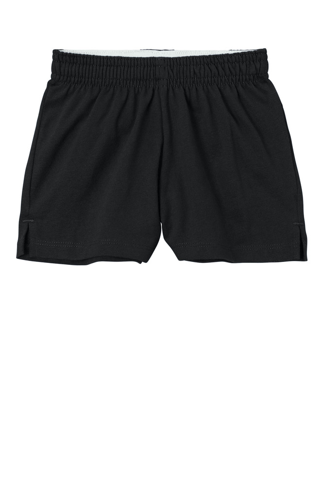 Sport-Tek YGST311 Girls Jersey Knit Squad Short Front Fullsize"