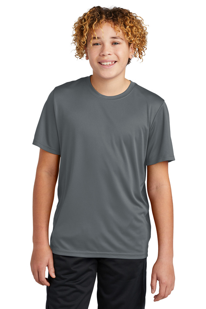 sport-tek yst720 youth posicharge ® re-compete tee Front Fullsize