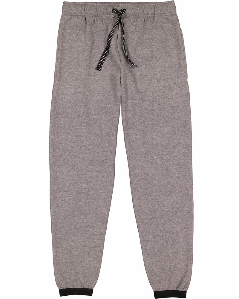 lat l8996 adult statement fleece jogger Front Fullsize