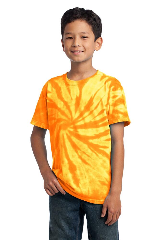 Port & Company PC147Y Youth Tie-Dye Tee Front Fullsize"