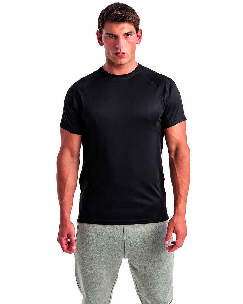 tridri td011 unisex panelled tech t-shirt Front Fullsize