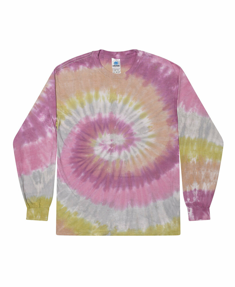 tie-dye cd2000 adult 5.4 oz. 100% cotton long-sleeve t-shirt Front Fullsize