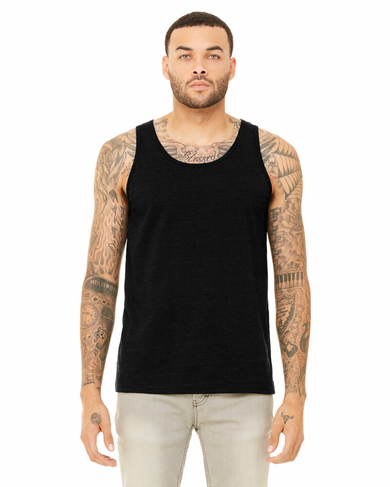 Bella + Canvas 3480 Unisex Jersey Tank Front Fullsize"