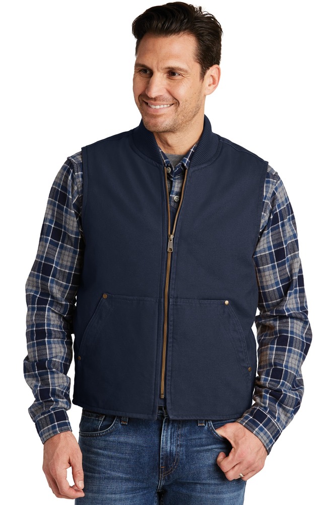 CornerStone CSV40 Washed Duck Cloth Vest Front Fullsize"
