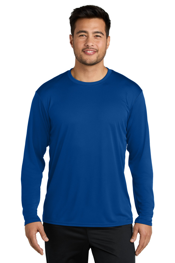 Port & Company PC380LS Long Sleeve Performance Tee Front Fullsize"