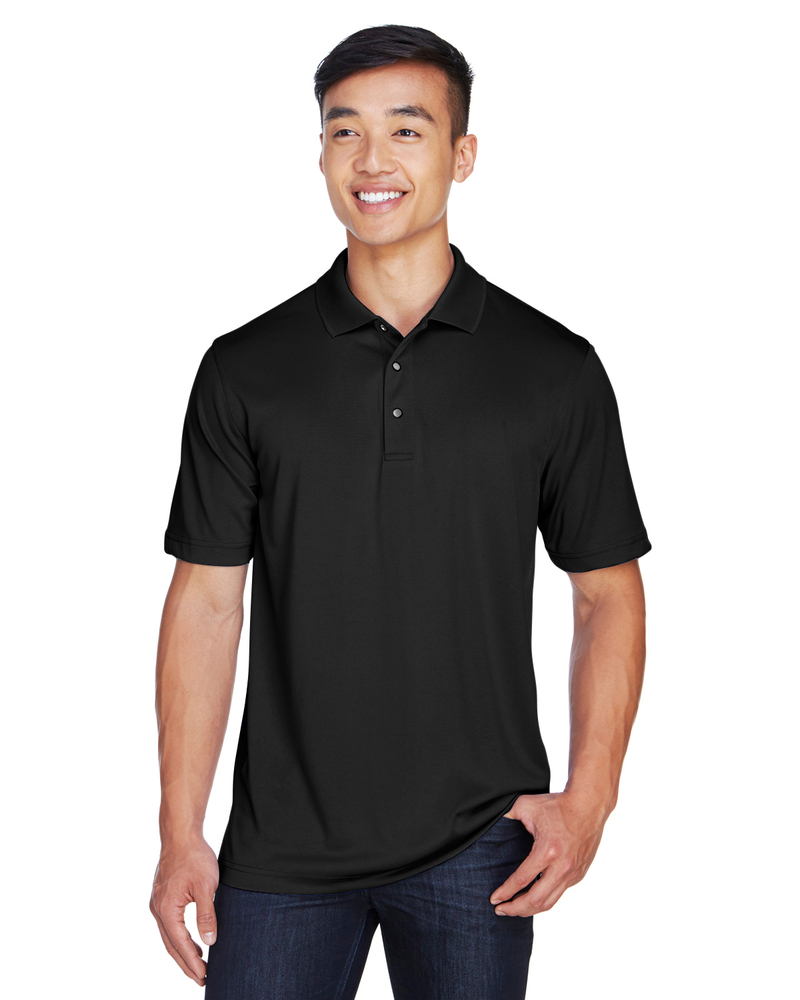 Harriton M345 Men's Advantage Snag Protection Plus IL Snap Placket Polo Front Fullsize"