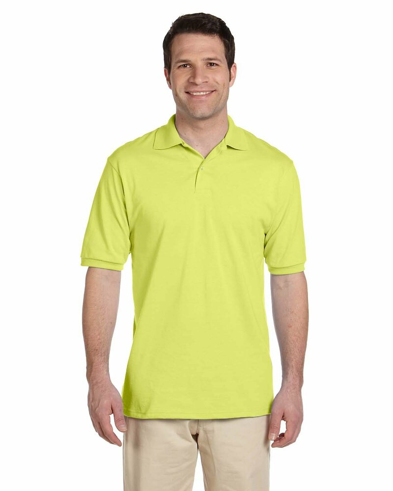jerzees 437 adult spotshield™ jersey polo Front Fullsize