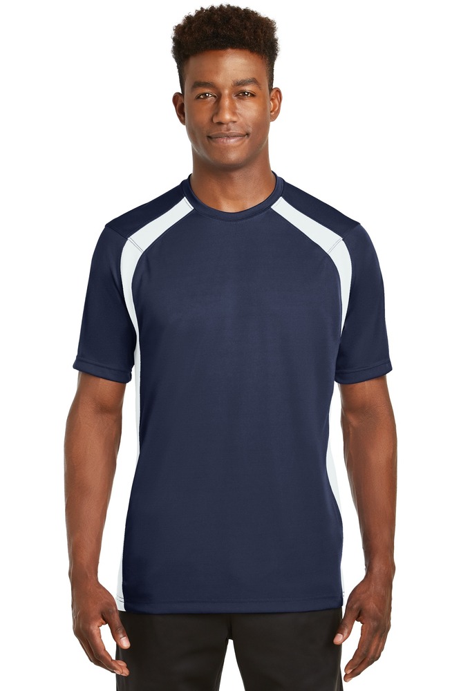 Sport-Tek T478 Dry Zone ® Colorblock Crew Front Fullsize"