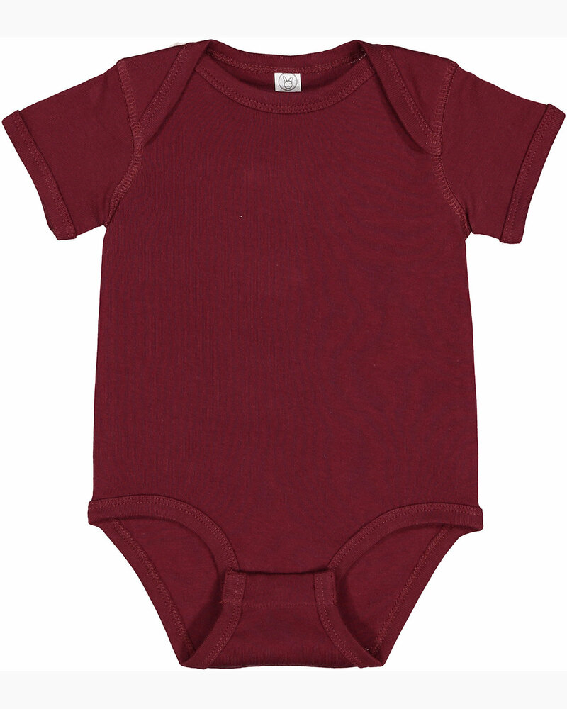 Rabbit Skins 4400 Infant Baby Rib Bodysuit Front Fullsize"