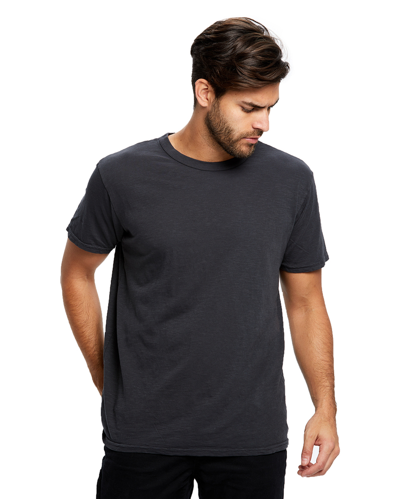 us blanks us3200 men's short-sleeve slub crewneck t-shirt garment-dyed Front Fullsize