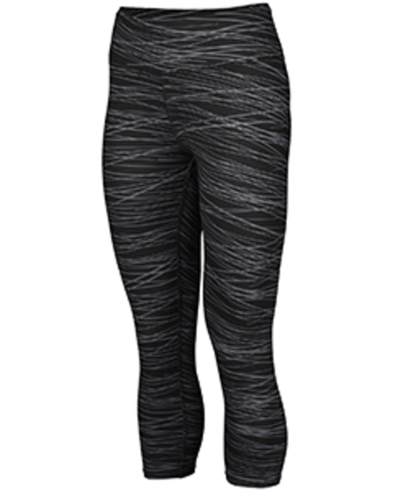 Augusta Sportswear AG2628 Ladies Hyperform Compression Capri Front Fullsize"