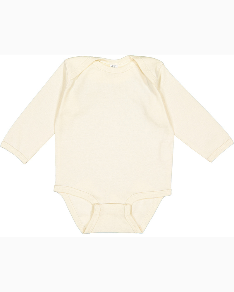 Rabbit Skins 4411 Infant Long Sleeve Bodysuit Front Fullsize"