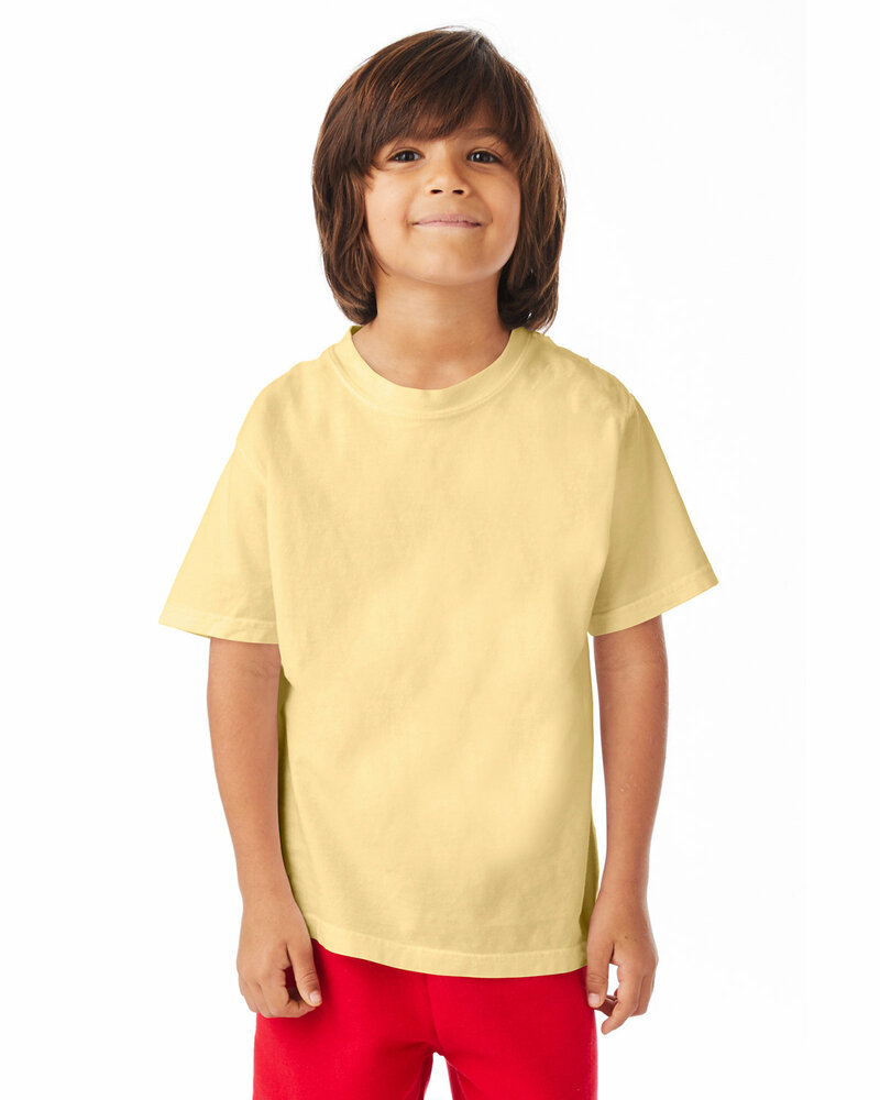 ComfortWash by Hanes GDH175 Youth Garment-Dyed T-Shirt Front Fullsize"