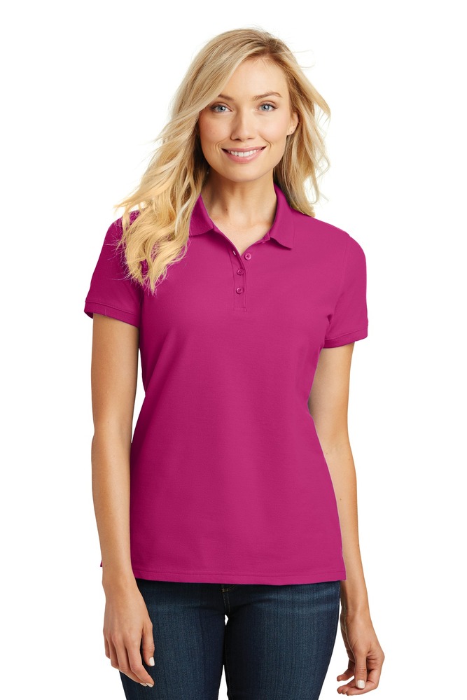 Port Authority L100 Ladies Core Classic Pique Polo Front Fullsize"