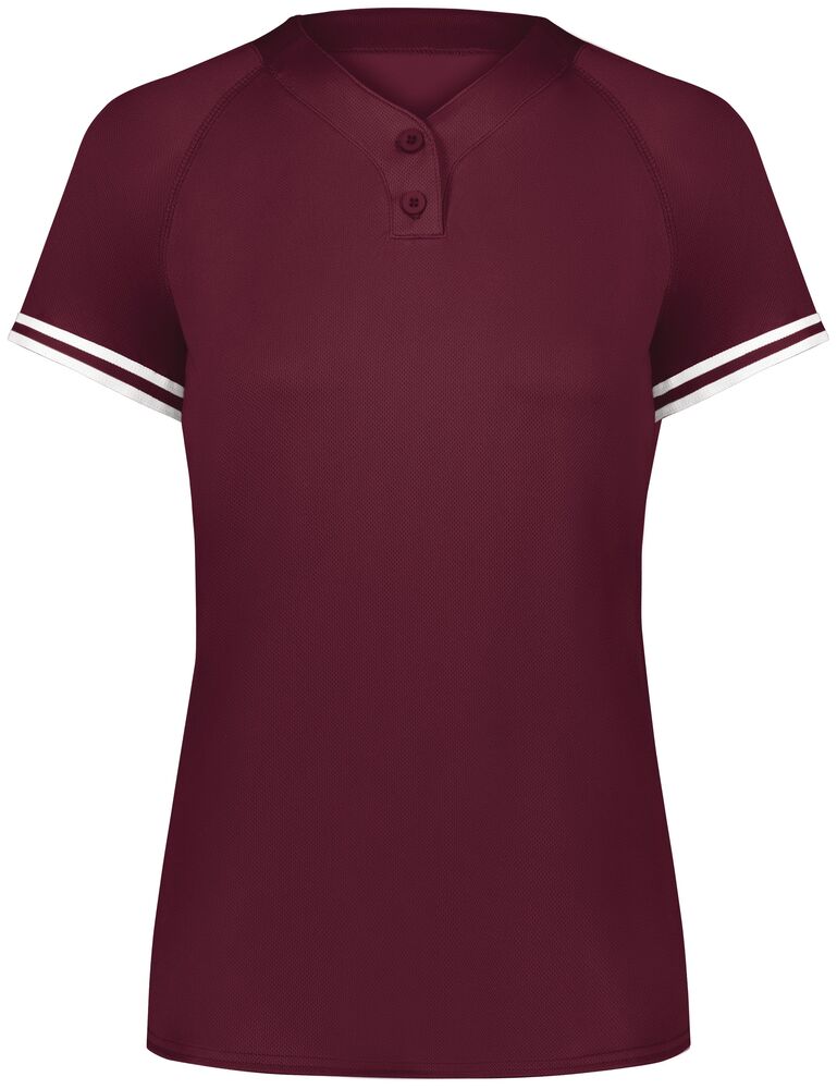 Augusta Sportswear AS6917 Ladies Cutter+ Henley Jersey Front Fullsize"