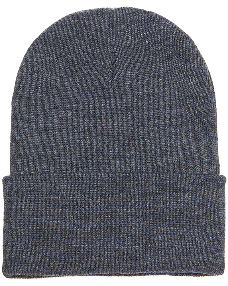 Yupoong 1501 Adult Cuffed Knit Beanie Front Fullsize"