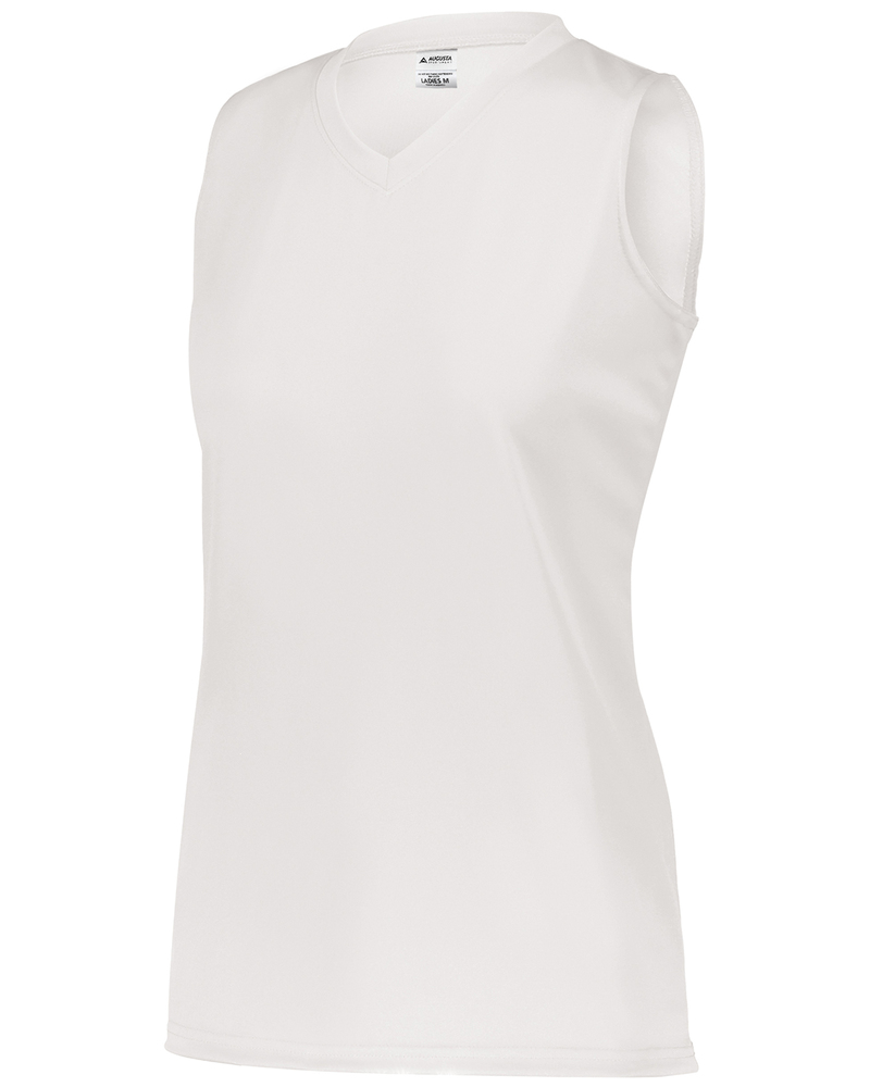 augusta sportswear 4794 ladies attain wicking sleeveless jersey Front Fullsize