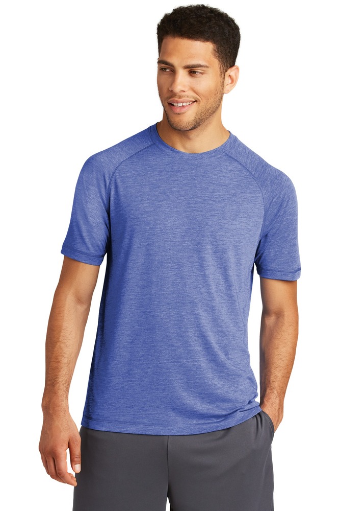 Sport-Tek ST400 PosiCharge ® Tri-Blend Wicking Raglan Tee Front Fullsize"