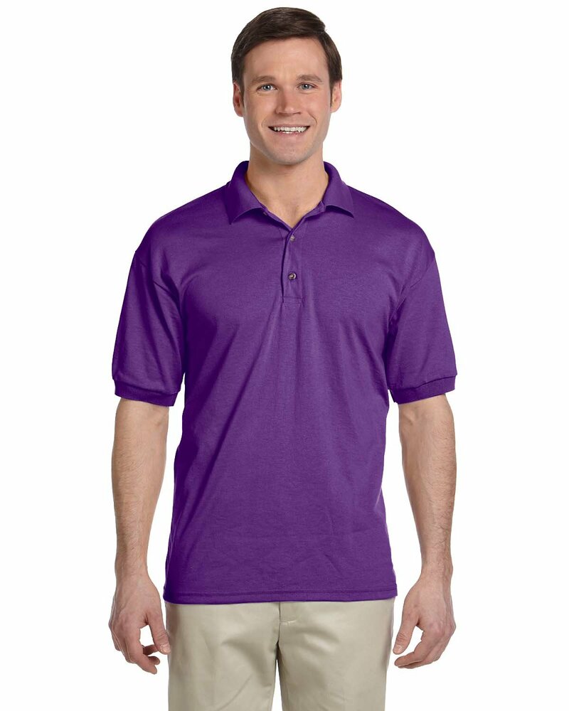 Gildan G880 Adult 6 oz. 50/50 Jersey Polo Front Fullsize"