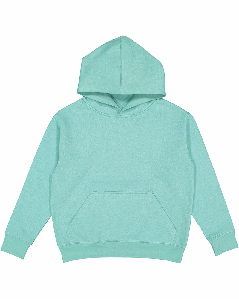 lat 2296 youth pullover fleece hoodie Front Fullsize