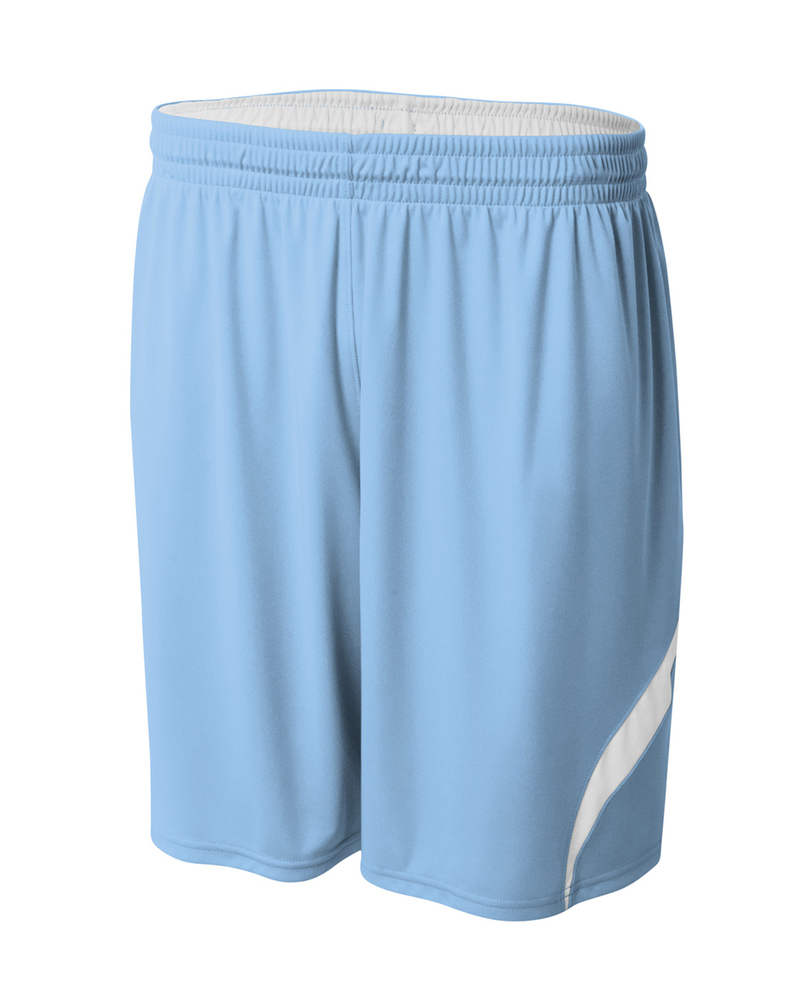 a4 n5364 adult performance doubl/double reversible basketball short Front Fullsize