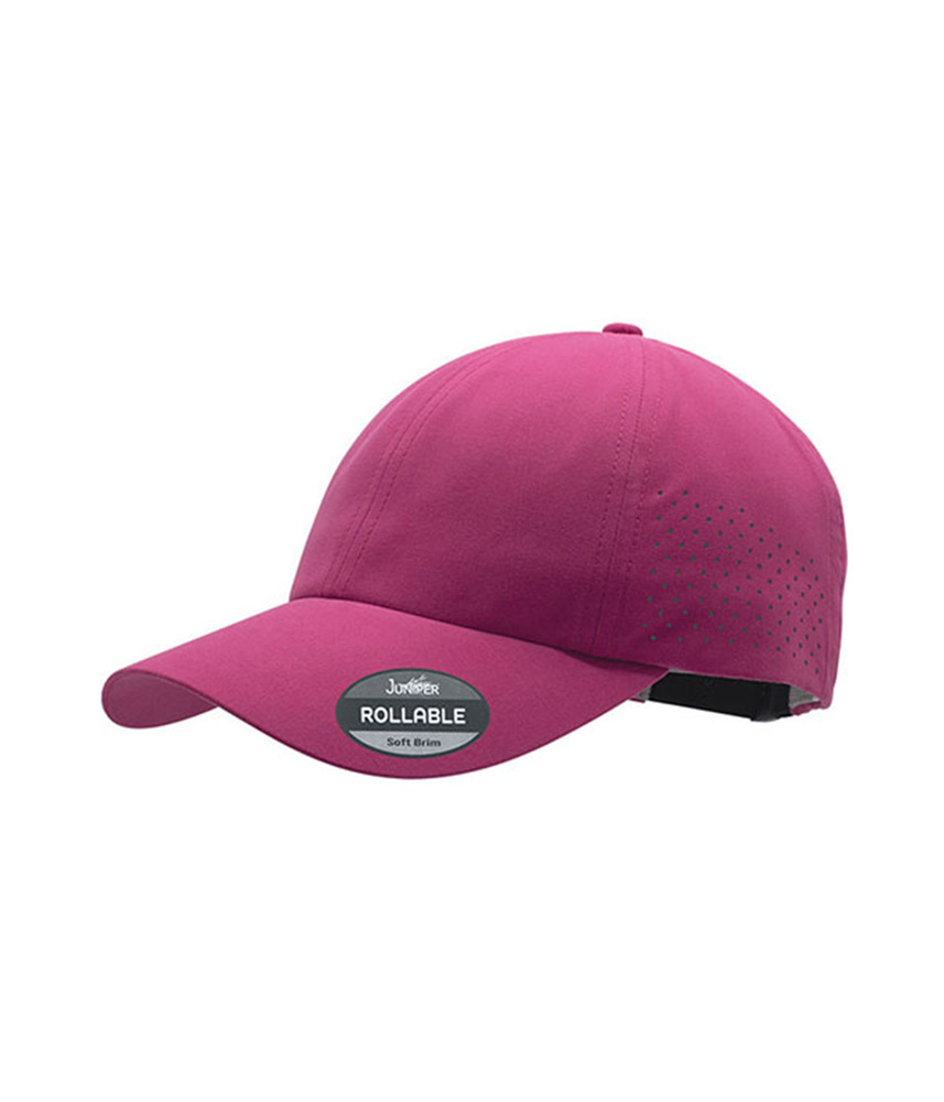Juniper J7276 Soft Brim 6 Panel Perforated C Front Fullsize"
