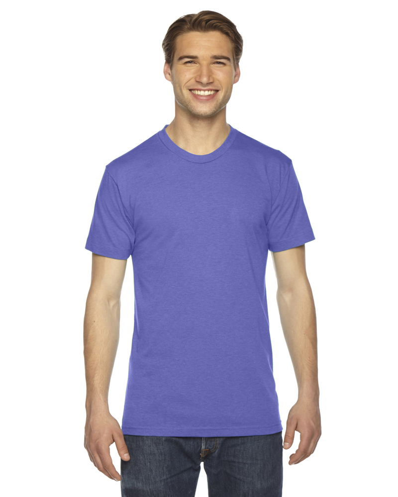 american apparel tr401w tri-blend short sleeve track t-shirt Front Fullsize
