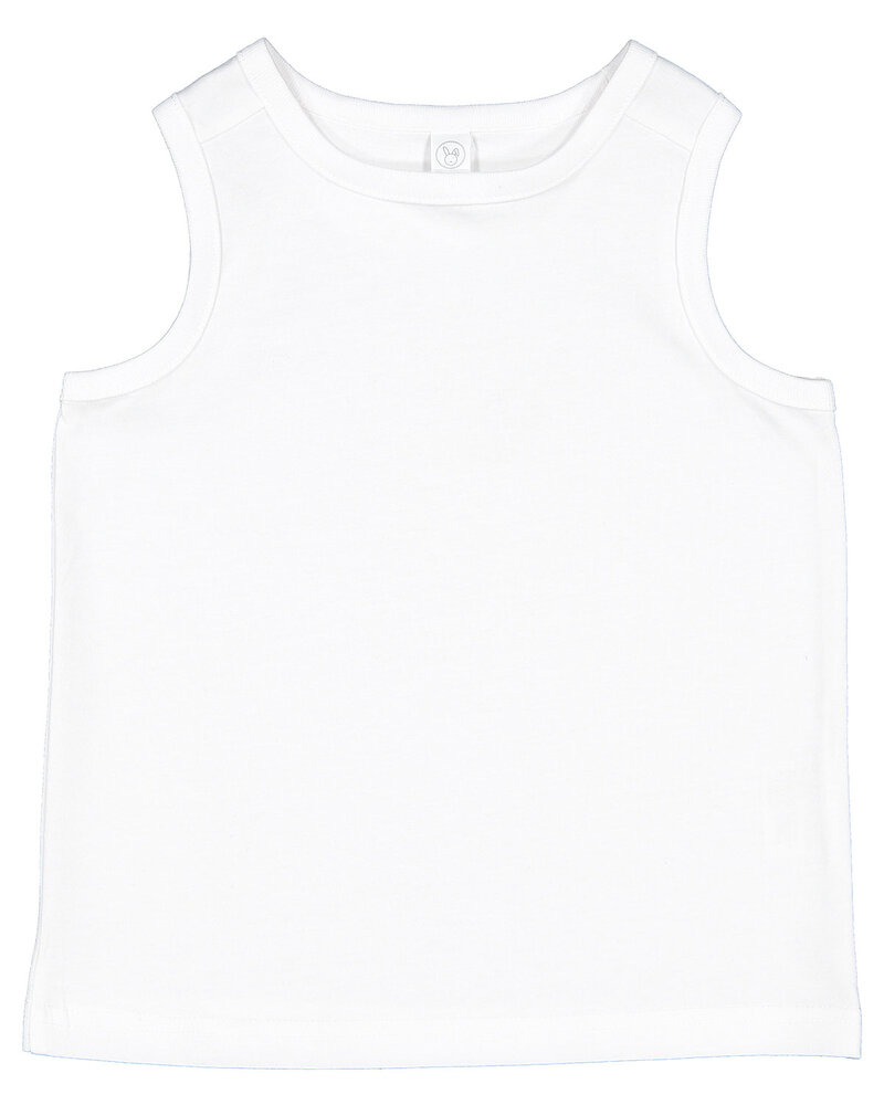 rabbit skins rs3323 toddler unisex tank Front Fullsize