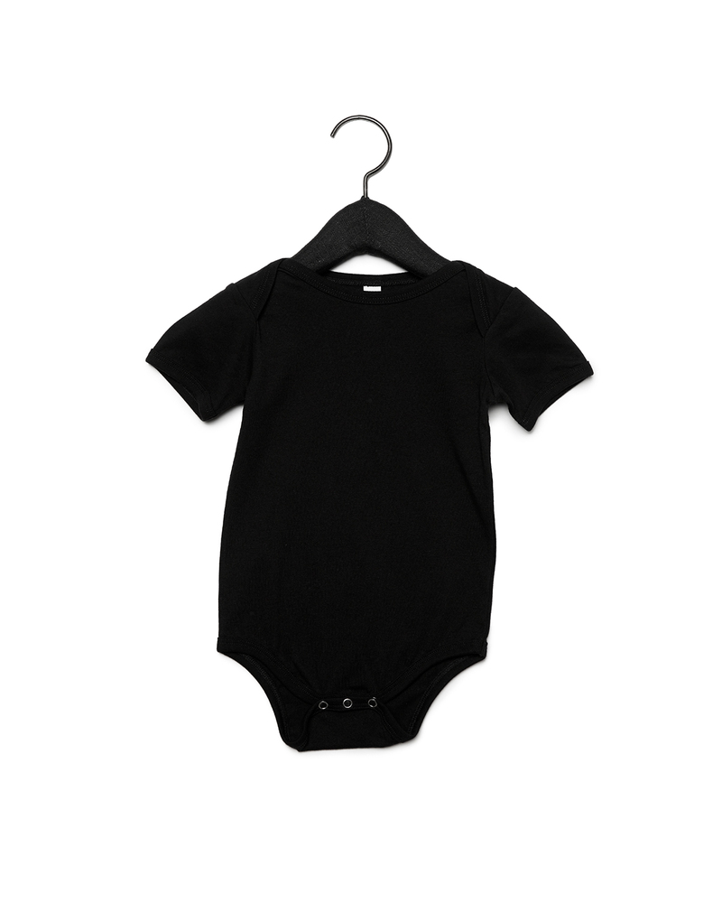 Bella + Canvas 100B Infant Jersey Short-Sleeve One-Piece Front Fullsize"