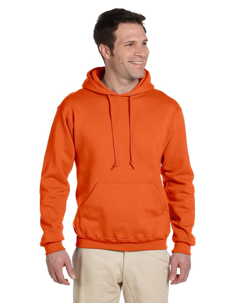Jerzees 4997 Adult Super Sweats® NuBlend® Fleece Pullover Hooded Sweatshirt Front Fullsize"