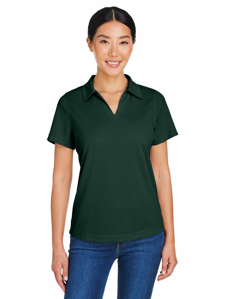 CORE365 CE104W Ladies' Market Snag Protect Mesh Polo Front Fullsize"