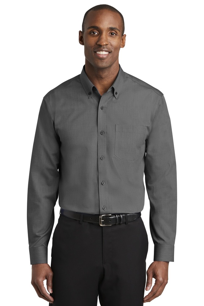 Red House TLRH370 Tall Nailhead Non-Iron Shirt Front Fullsize"