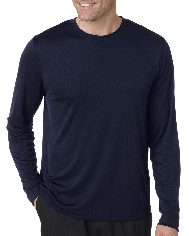 Hanes 482L Adult Cool DRI® with FreshIQ Long-Sleeve Performance T-Shirt Front Fullsize"