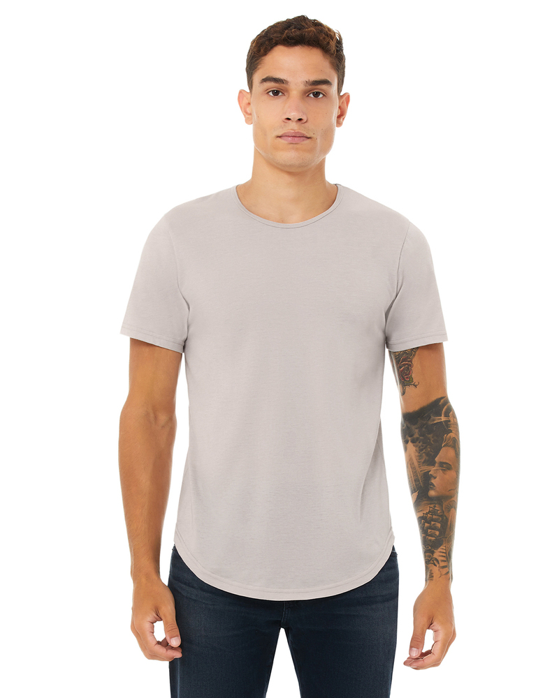 bella + canvas 3003c fast fashion men's curved hem short sleeve t-shirt Front Fullsize